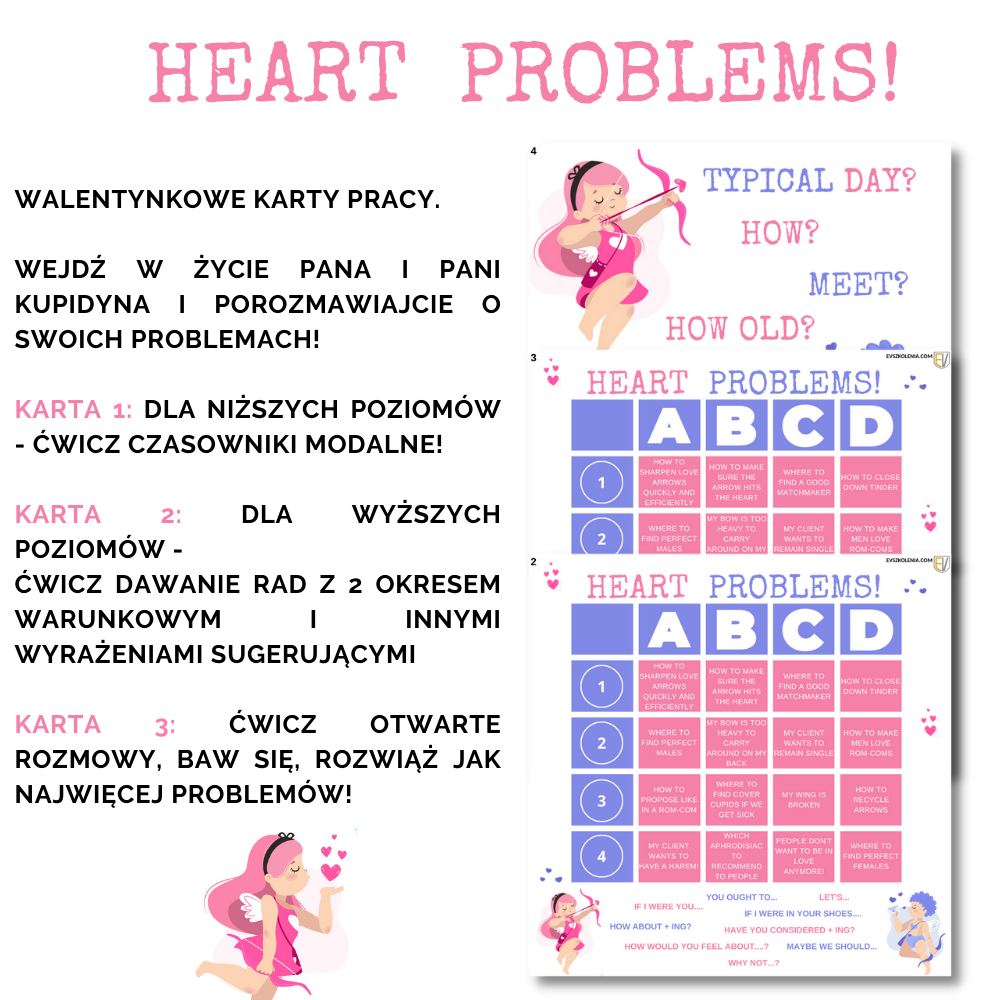 Heart Problems - materiał walentynkowy dla anglistów!