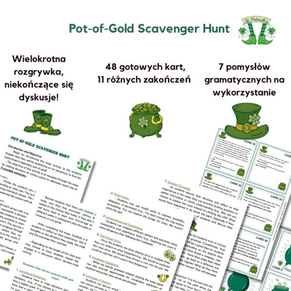 Pot-of-Gold Scavenger Hunt - różne warianty