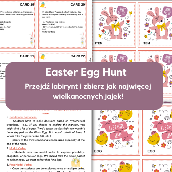 Easter Egg Hunt - różne warianty